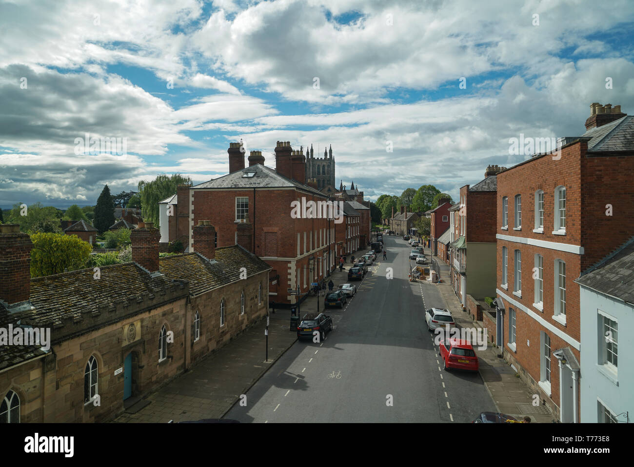 Castle Street, Hereford, Herefordshire -1 Stock Photo