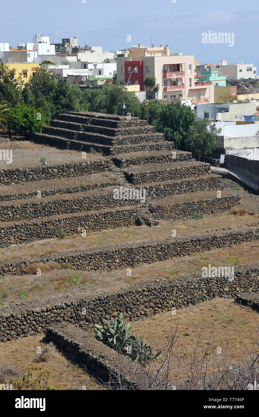 Spain Pyramids Pyramids of Güímar, Pirámides de Güímar, Güímar, Tenerife, Canary ...