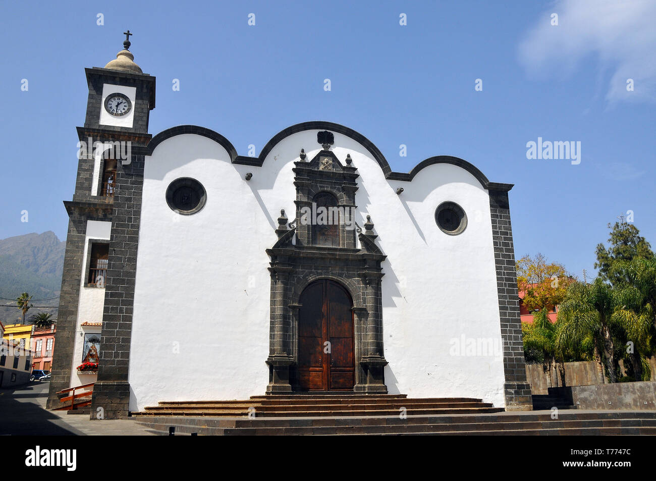 Saint Peter's Church, Iglesia parroquial de San Pedro Apóstol, Güímar, Tenerife, Canary Islands, Spain Stock Photo