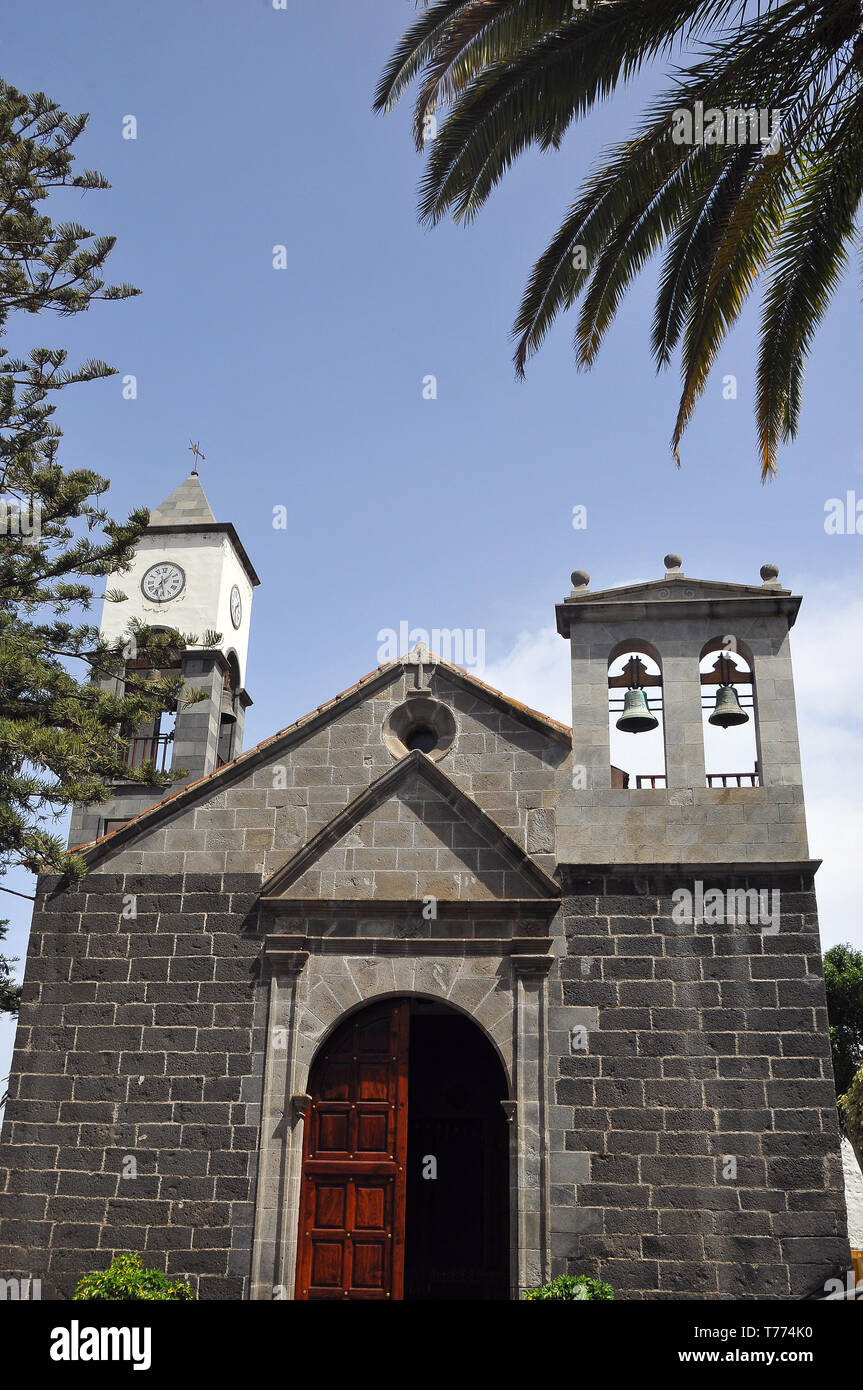 Church in Santa Úrsula, Tenerife, Canary Islands, Spain Stock Photo - Alamy