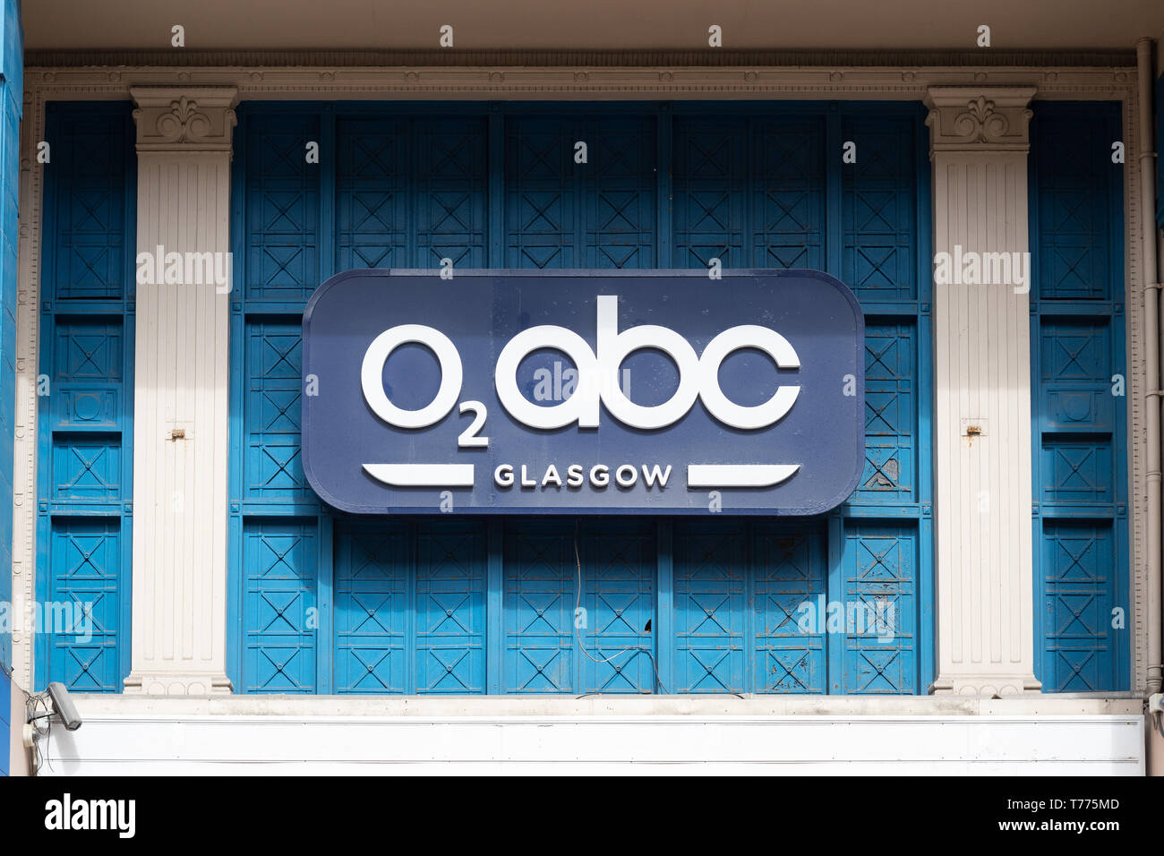 O2 Abc Sauchiehall Street Glasgow Music Venue Boarded Up After Being Severely Damaged By Fire In 2018 Stock Photo Alamy