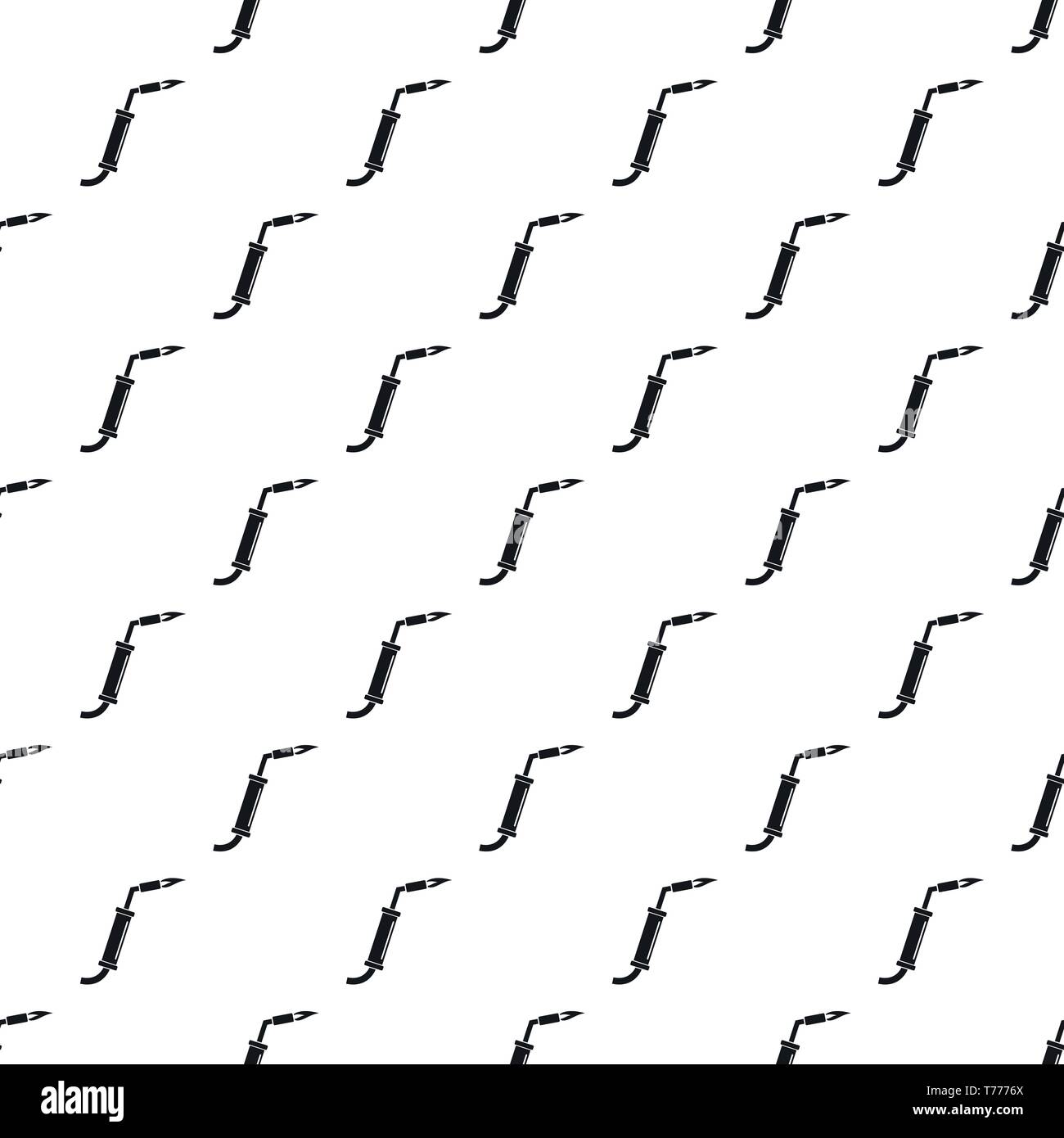 Gas welding pattern seamless vector repeat geometric for any web design Stock Vector