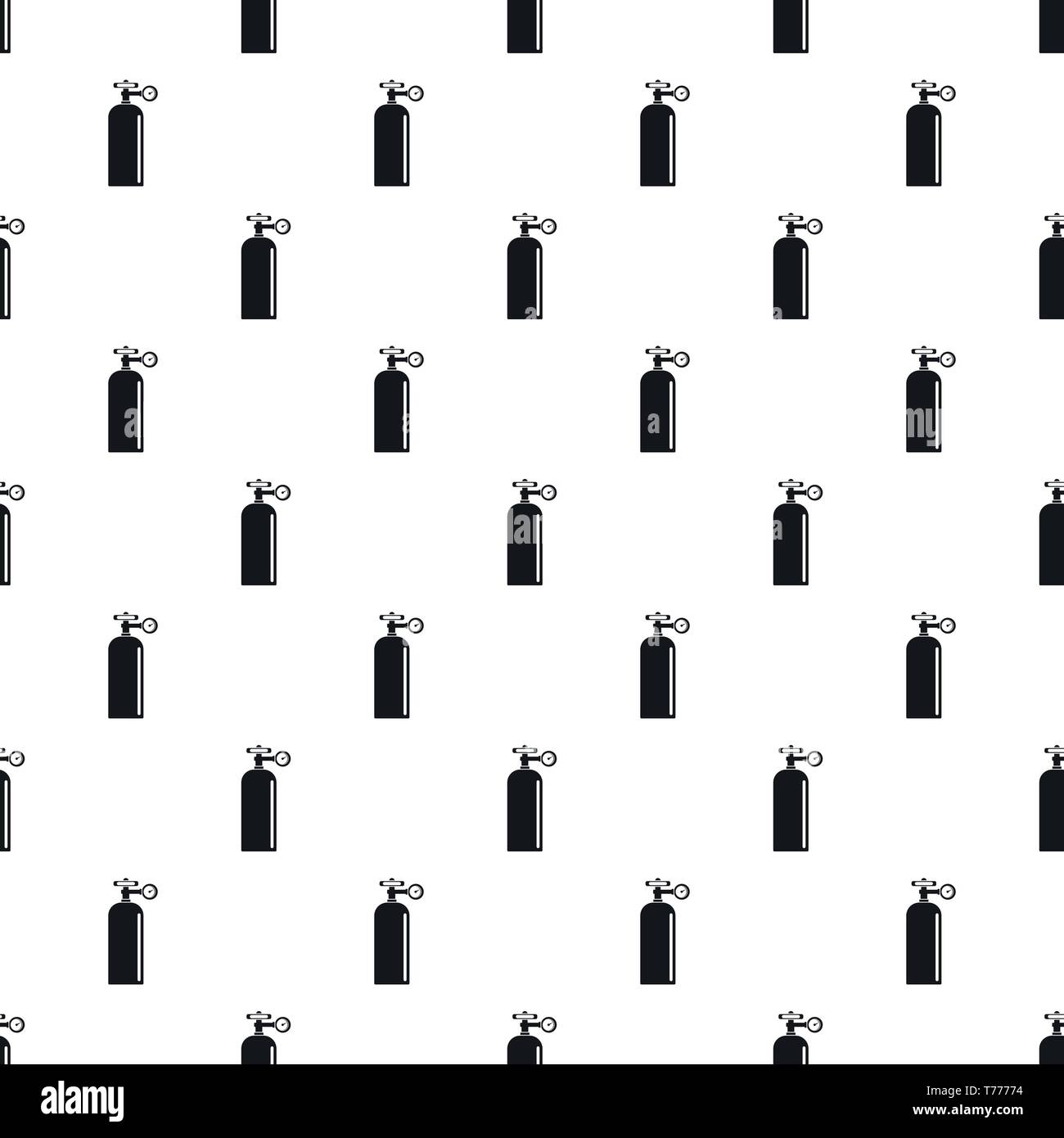 Gas welding ballon pattern seamless vector repeat geometric for any web design Stock Vector