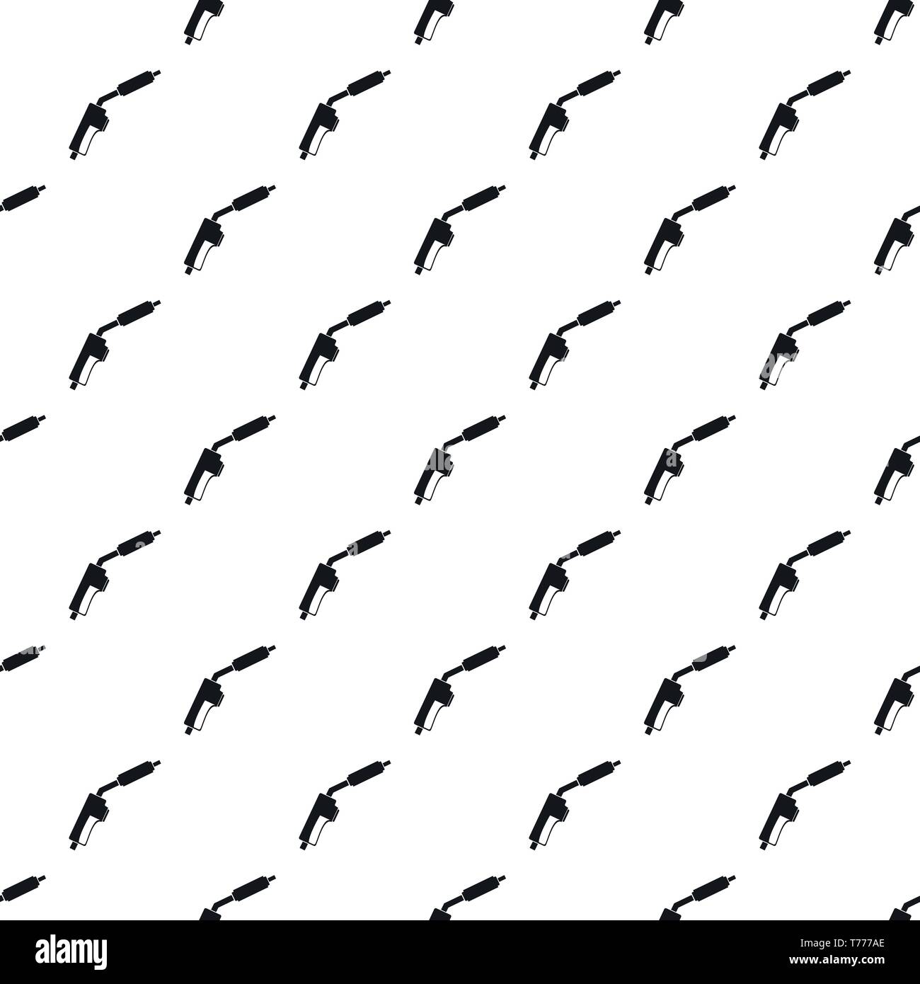 Gas welding tool pattern seamless vector repeat geometric for any web design Stock Vector