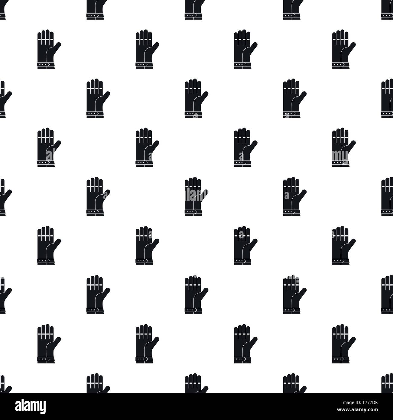 Welding glove pattern seamless vector repeat geometric for any web design Stock Vector