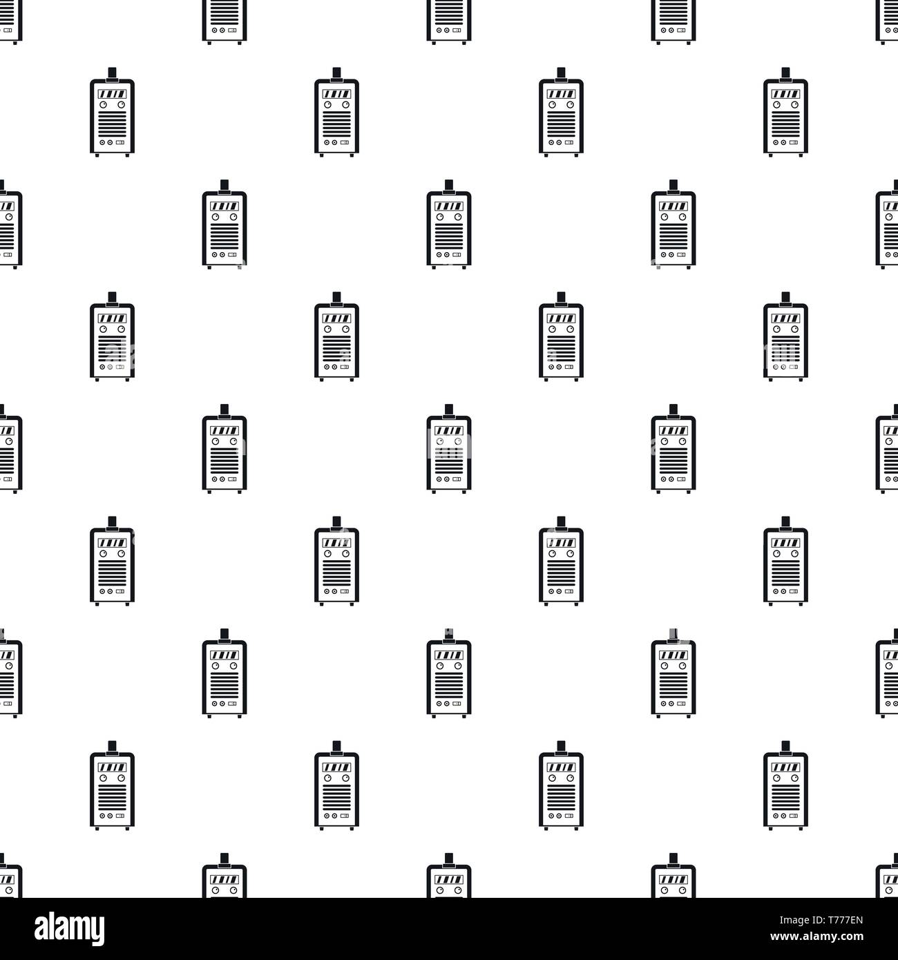 Welding device pattern seamless vector repeat geometric for any web design Stock Vector