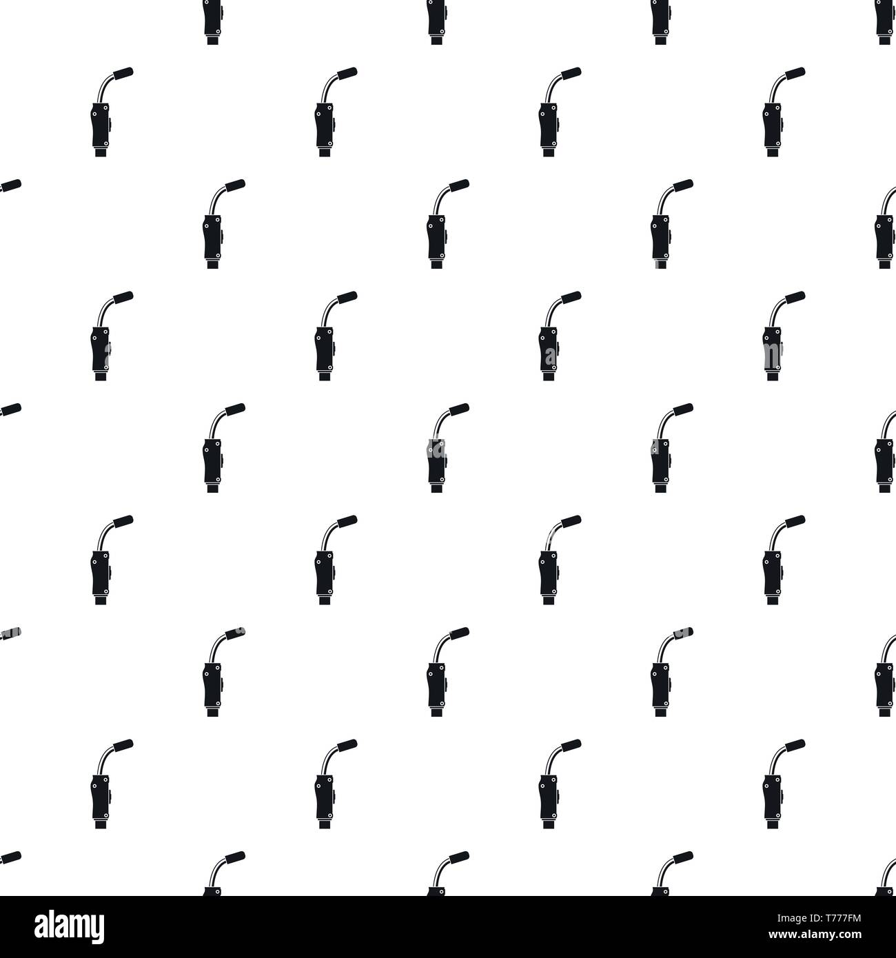 Welding head pattern seamless vector repeat geometric for any web design Stock Vector