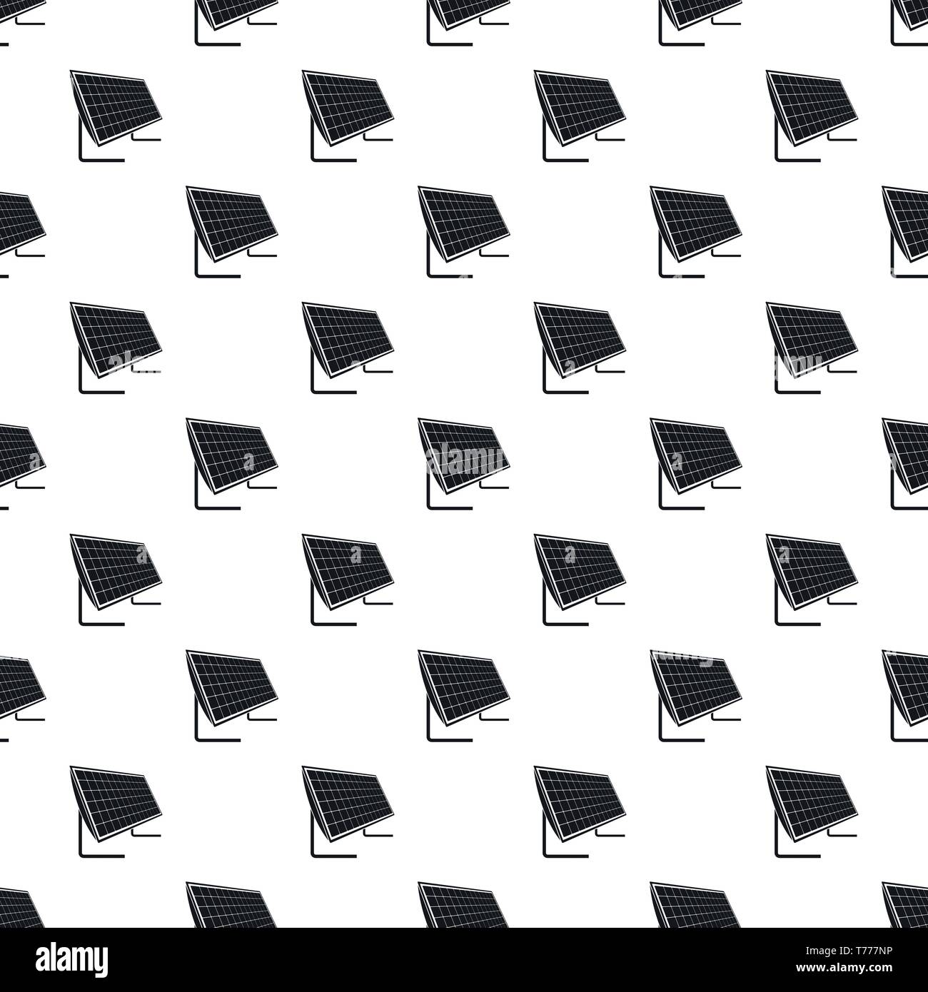 Battery solar panel pattern seamless vector repeat geometric for any web design Stock Vector