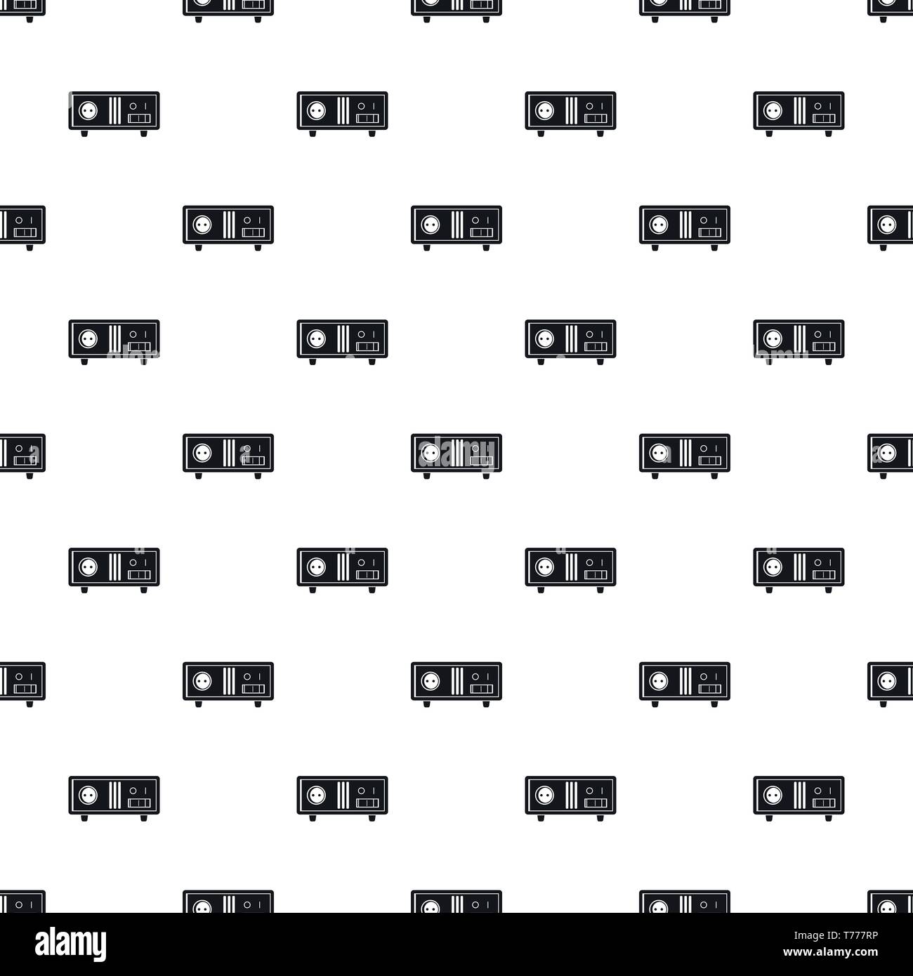 Electric stabilizer pattern seamless vector repeat geometric for any web design Stock Vector