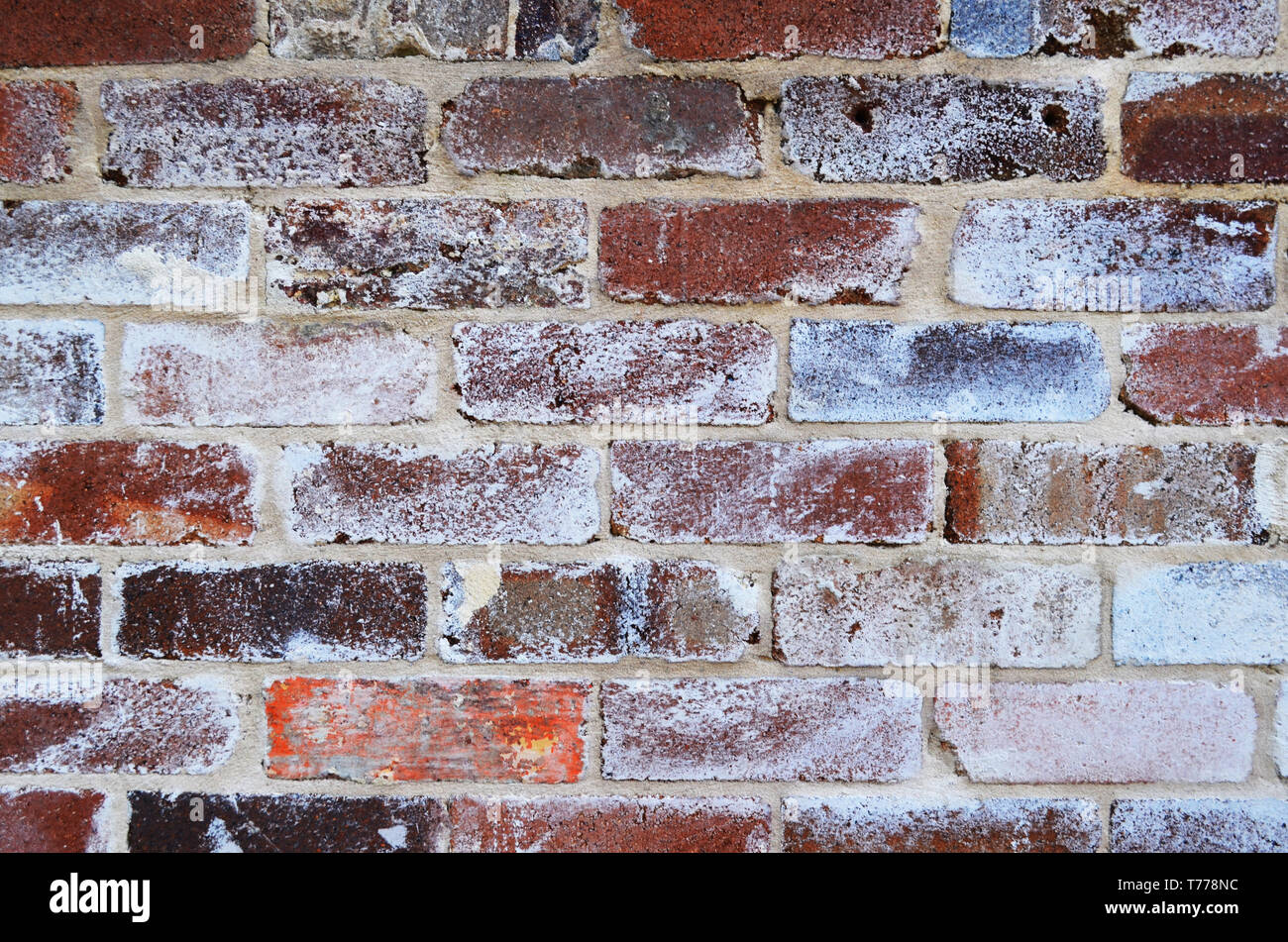 Brick wall background concept copy space Stock Photo