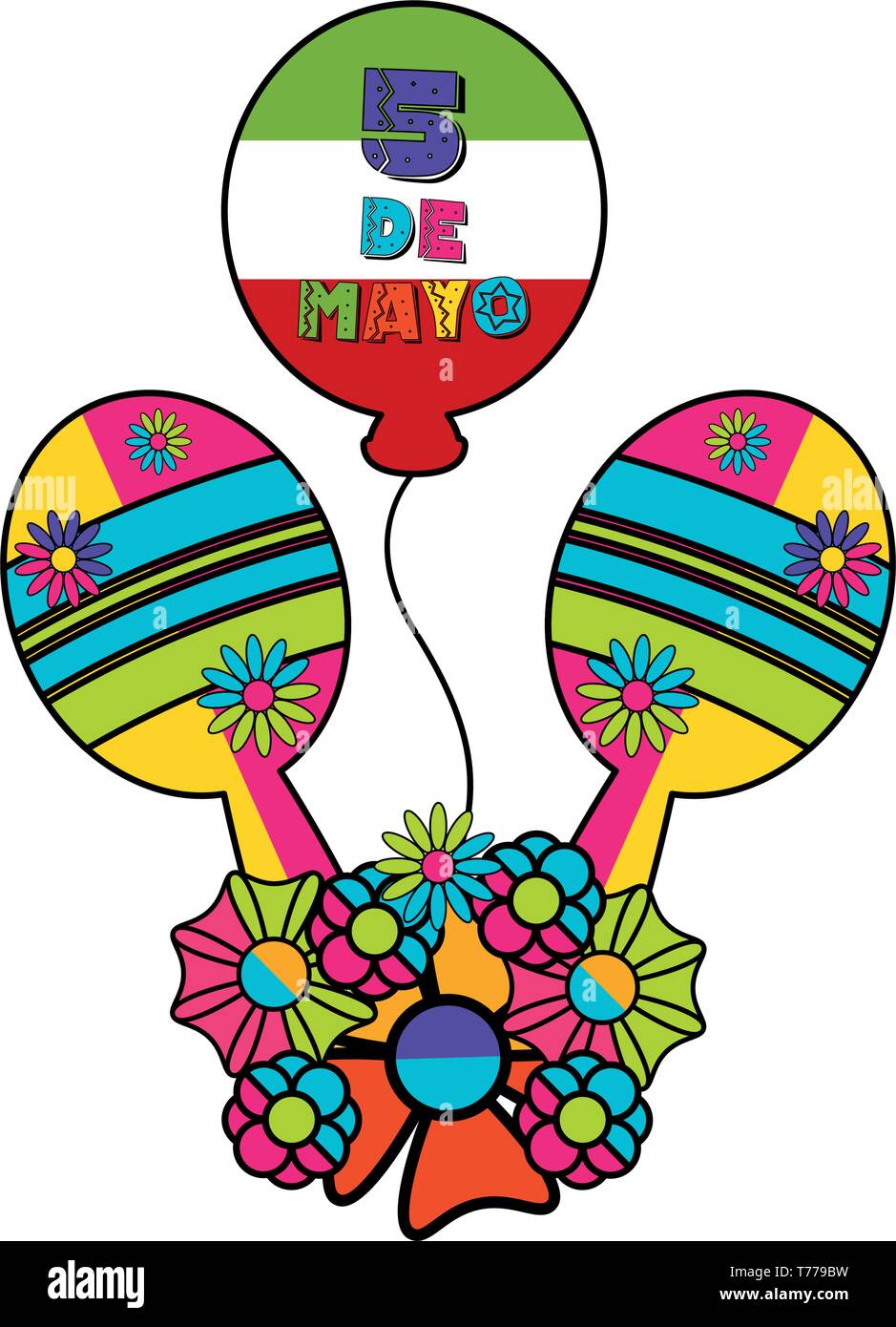 Maracas flowers Stock Vector Images Alamy