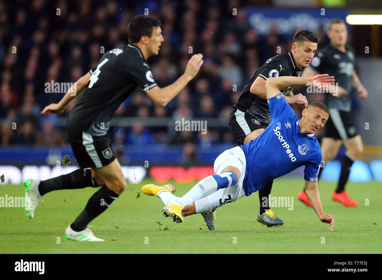 Liverpool, UK. 03rd May, 2019. Richarlison of Everton during the Premier League match between Everton and Burnley at Goodison Park on May 3rd 2019 in Liverpool, England. Credit: PHC Images/Alamy Live News Stock Photo