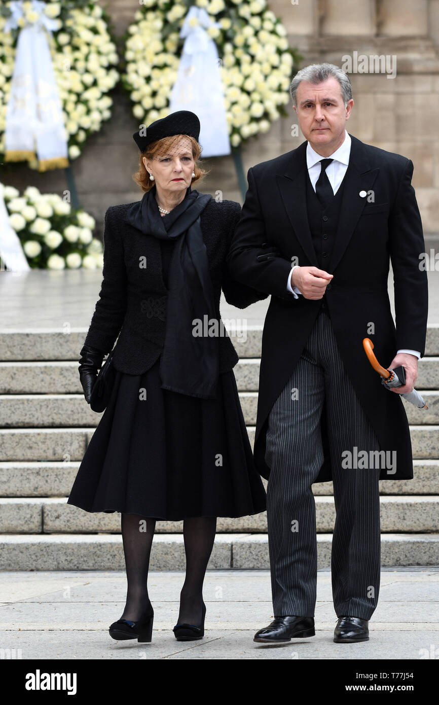 Luxembourg. 04th May, 2019. Margarita Princess of Romania and Radu