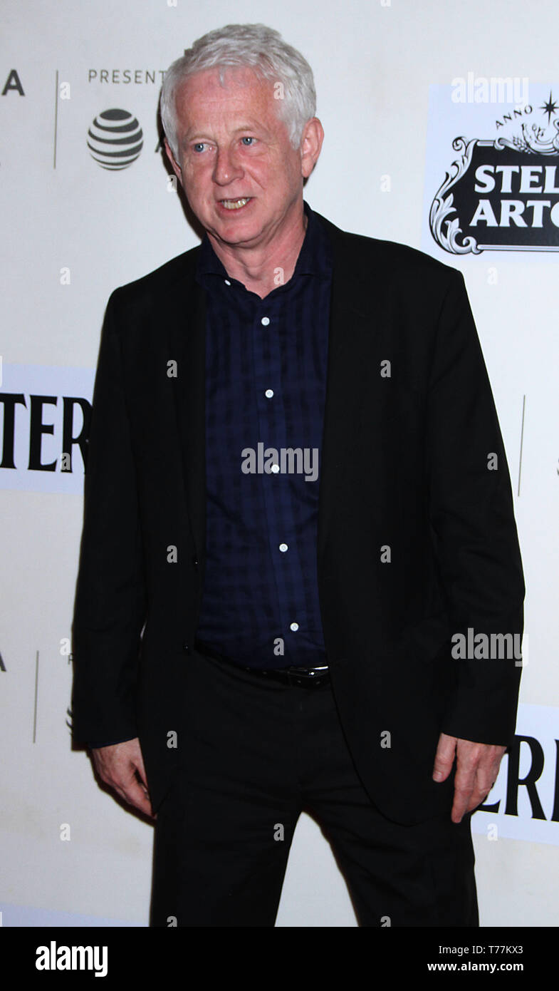 New York, USA. 04th May, 2019.  Richard Curtis attend 2019 Tribeca Film Festival presents premiere of Yesterday the Closing Night Gala Film at BMCC Tribeca PAC in New York Credit: MediaPunch Inc/Alamy Live News Stock Photo
