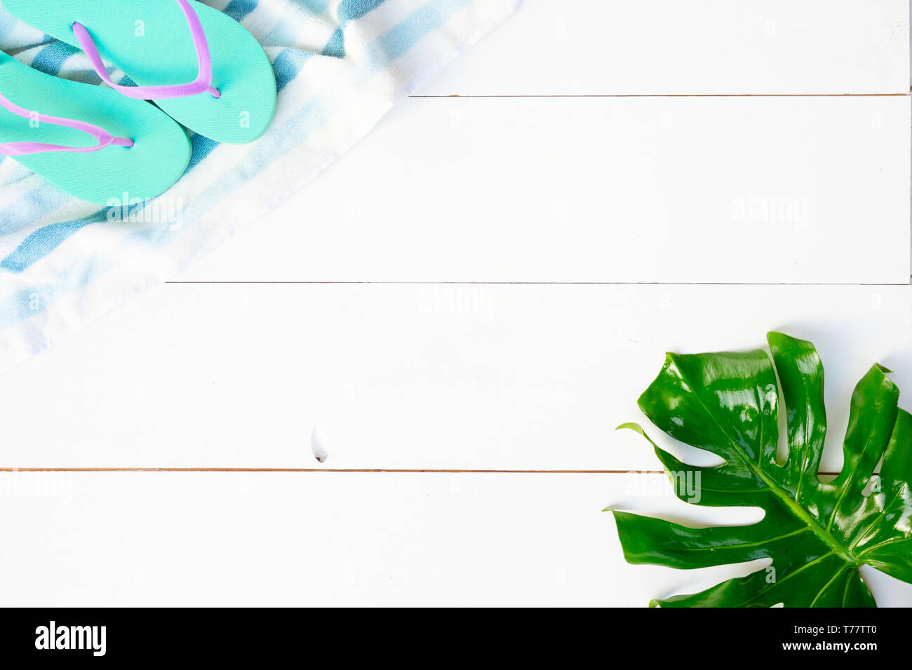 Summer flat lay scenery Stock Photo Alamy