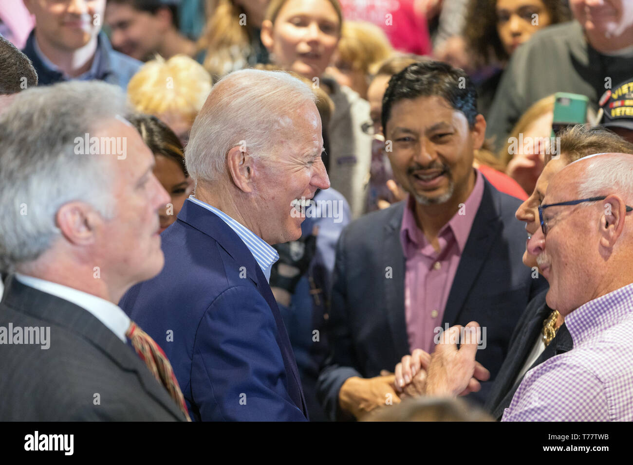 Former Vice President Joe Biden held a presidential campaign rally at ...