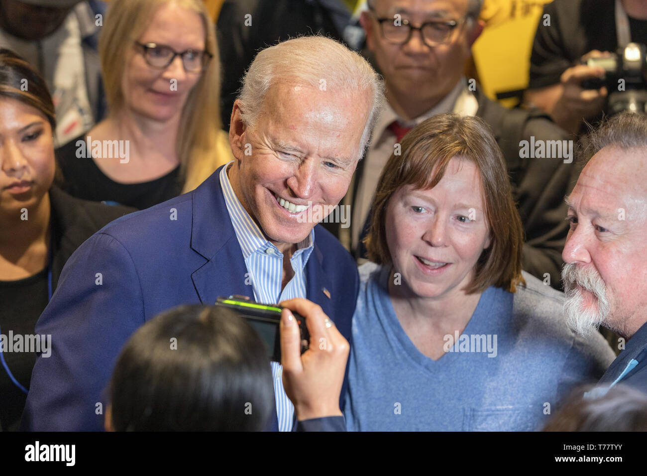 Former Vice President Joe Biden held a presidential campaign rally at ...