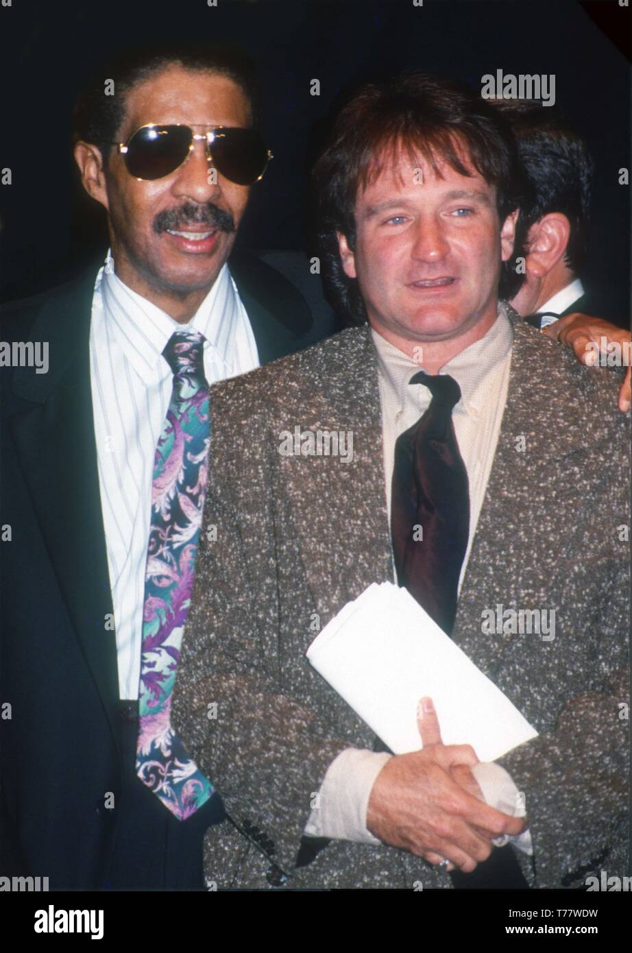 Richard Pryor and Robin Williams 1991 Photo By John Barrett/PHOTOlink.net Stock Photo