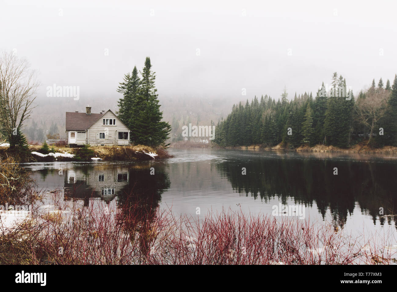 Photography landscape - Travel in Quebec Stock Photo