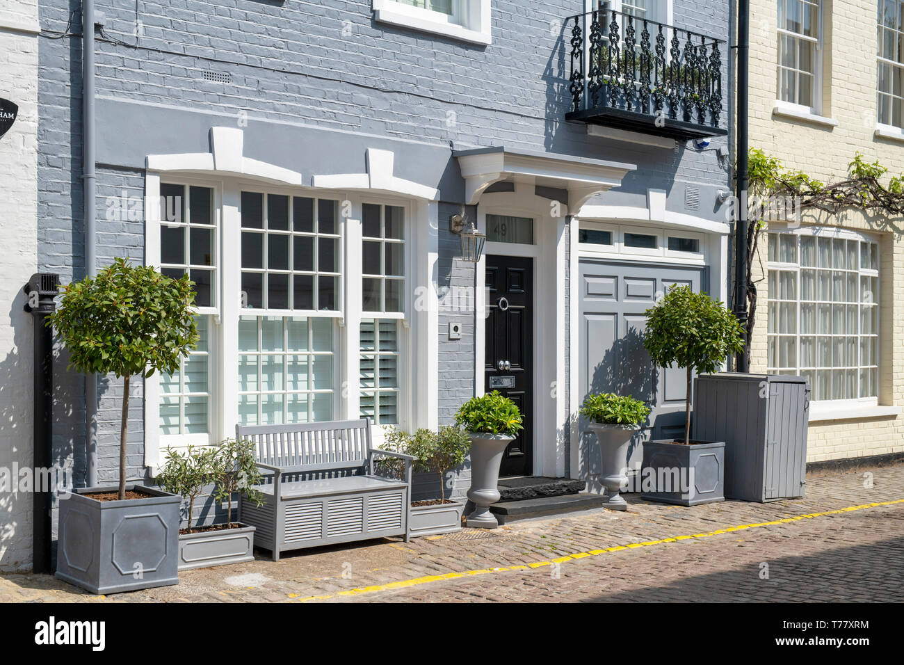 Grey painted house High Resolution Stock Photography and Images - Alamy