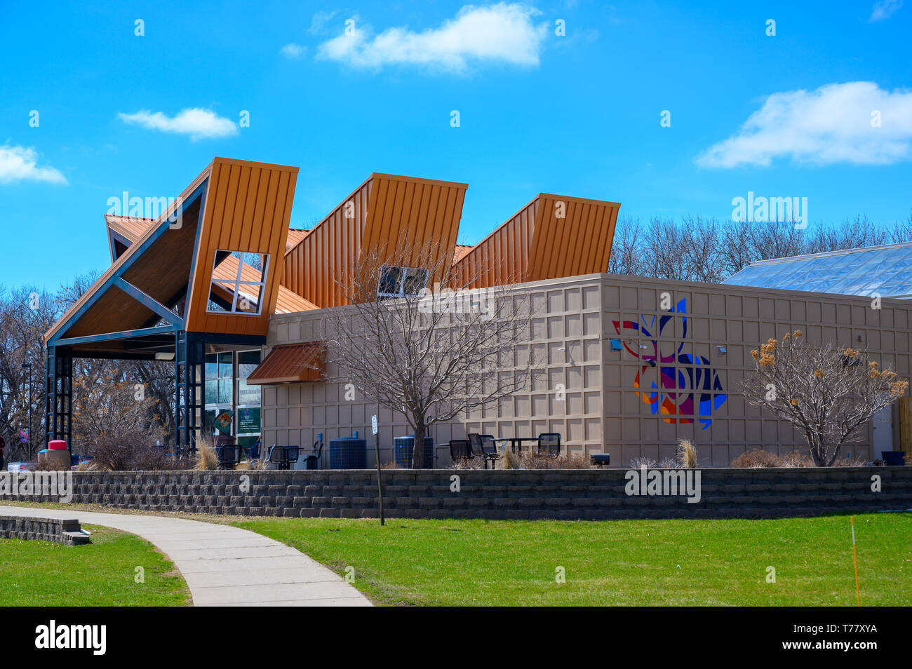 Sioux Falls, South Dakota butterfly house and aquarium Stock Photo Alamy