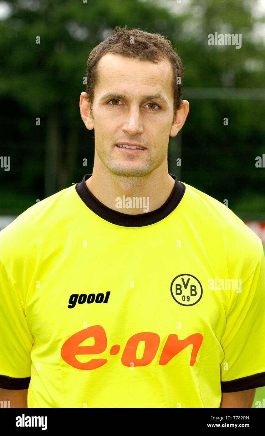Dortmund, Germany 4.7.2003, Team presentation Borussia Dortmund, Season 2003/2004 --- Heiko Herrlich Stock Photo