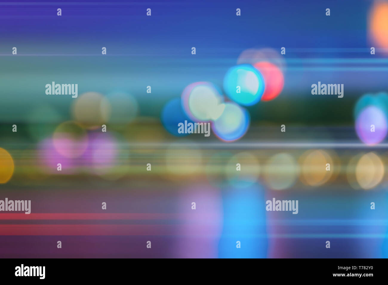 Abstract colorful circular bokeh background, abstract background Stock Photo