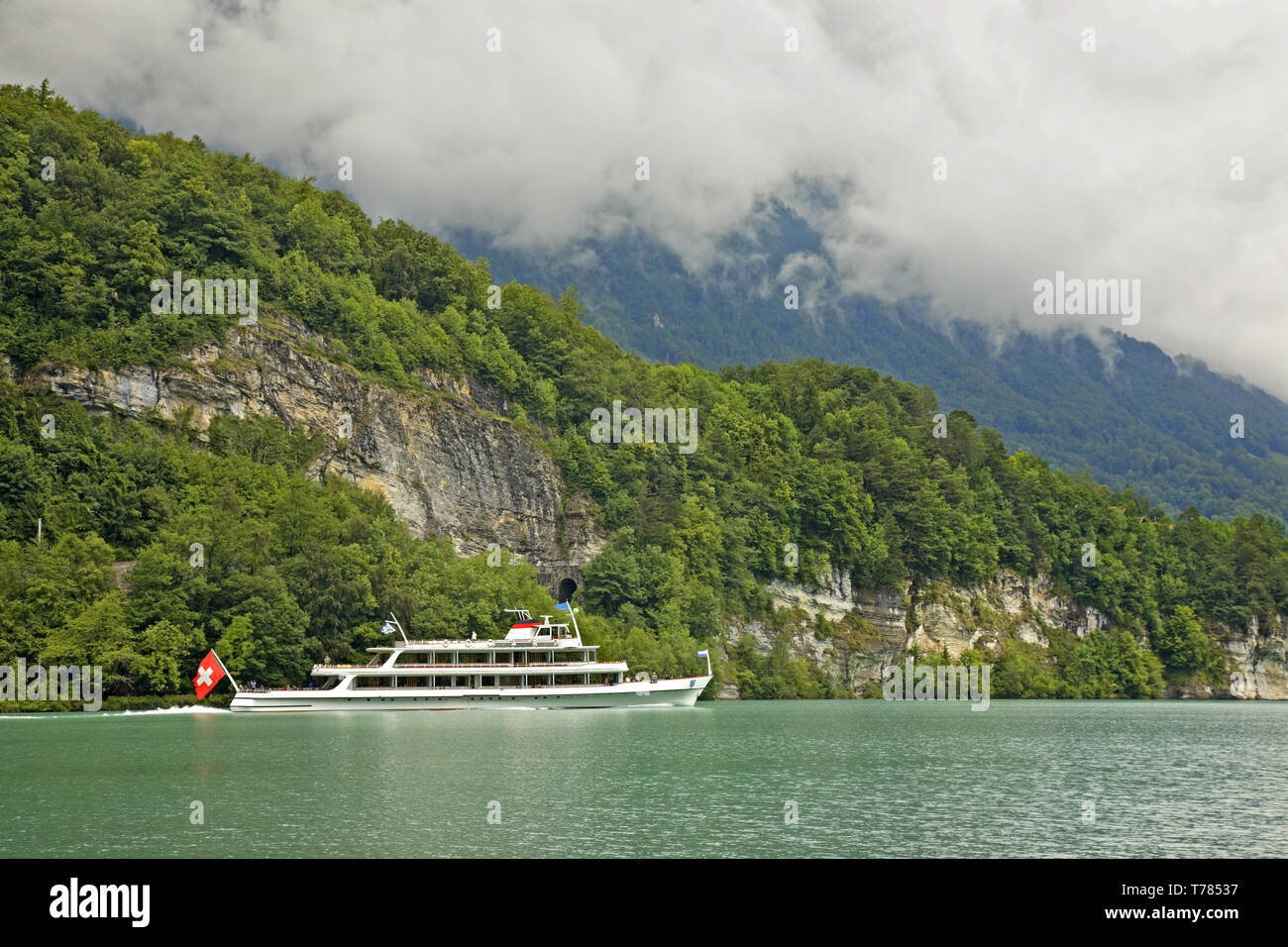 Lake Brienz in Interlaken. Switzerland Stock Photo - Alamy