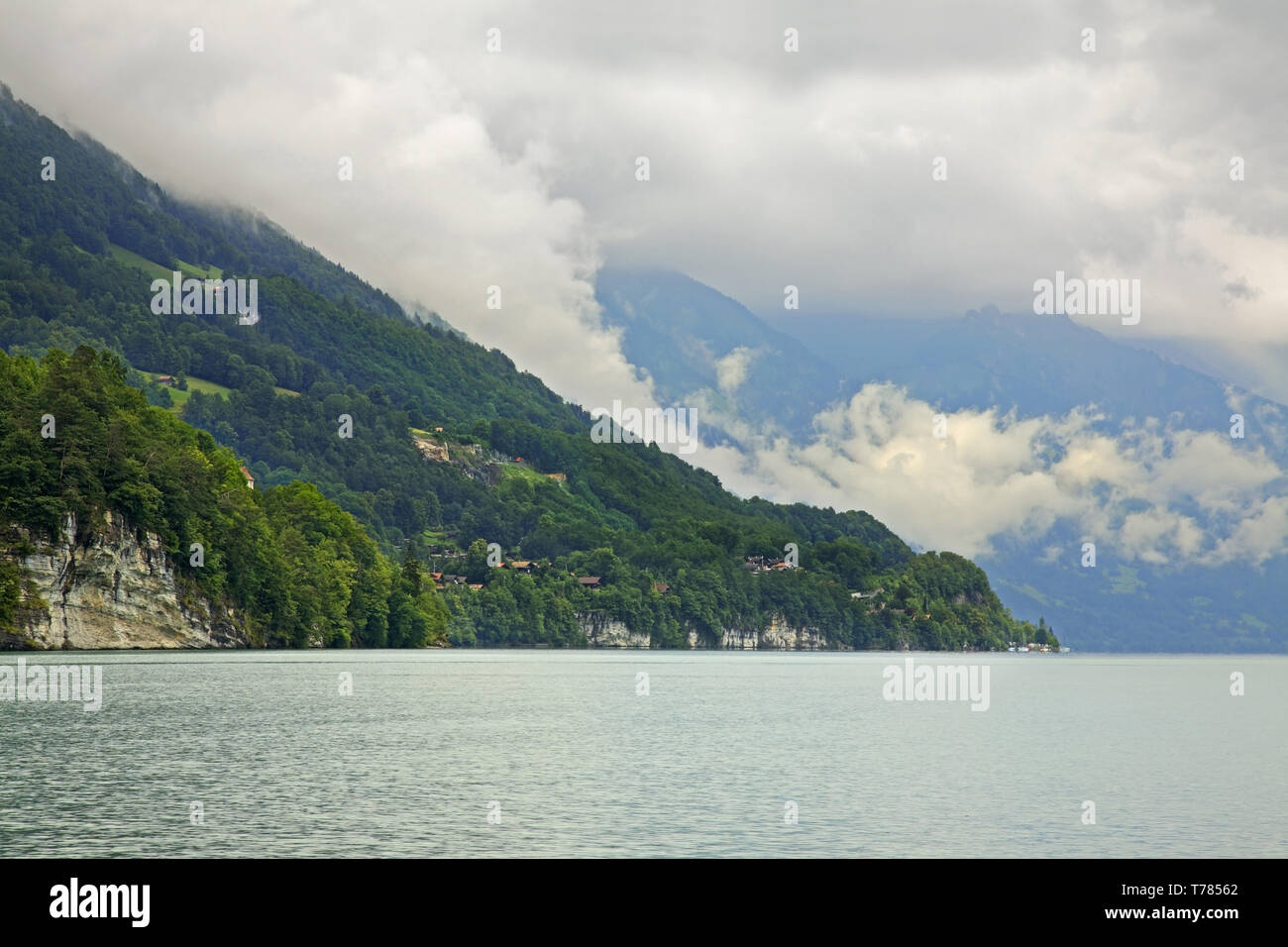 Lake Brienz in Interlaken. Switzerland Stock Photo - Alamy