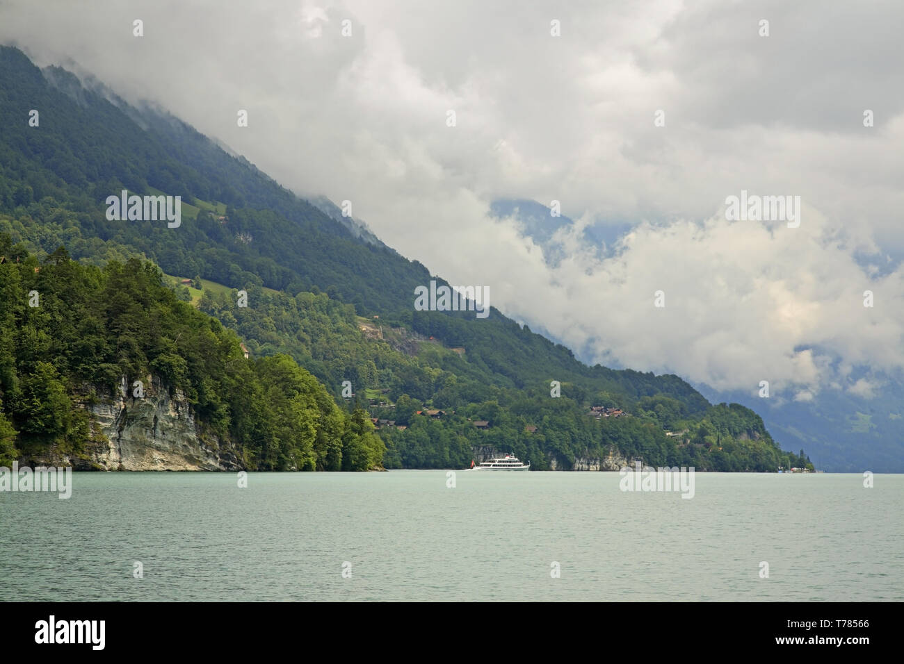 Lake Brienz in Interlaken. Switzerland Stock Photo - Alamy