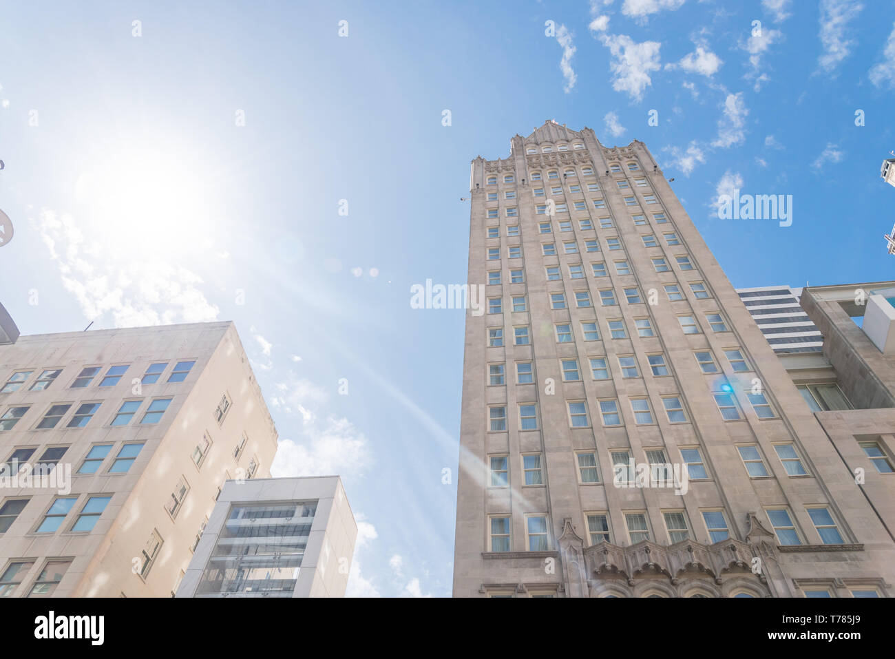Dallas view skylines hi-res stock photography and images - Alamy