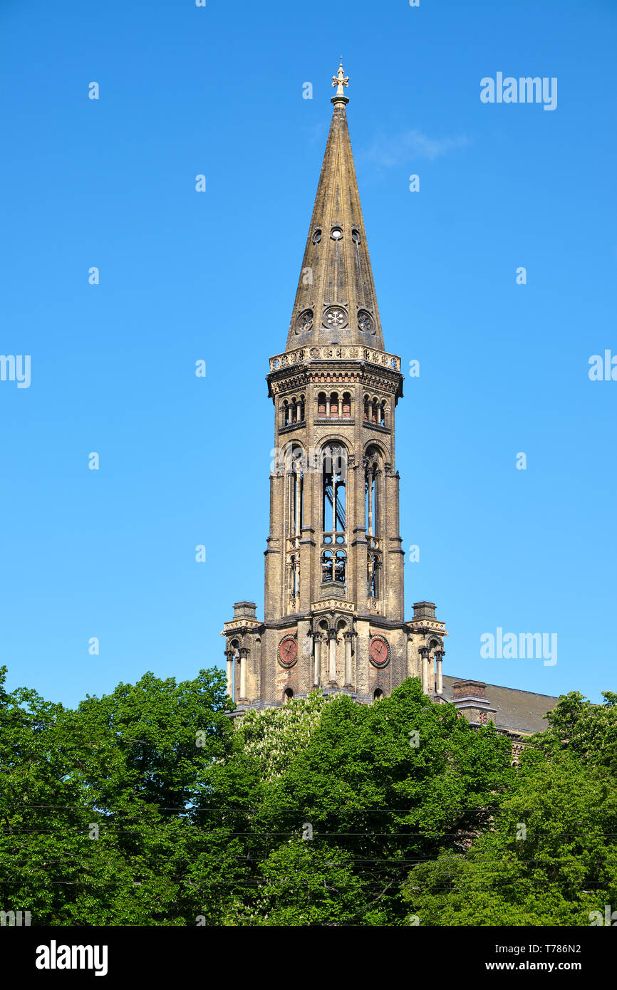 The bell tower of the Zionskirche in Berlin, Germany Stock Photo Alamy