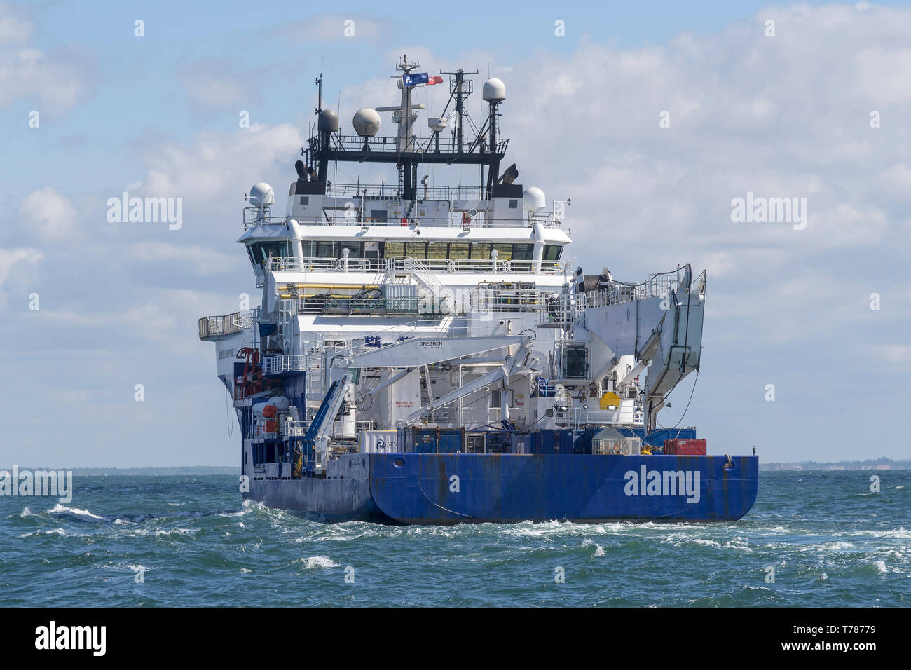 Rever Sapphire Offshore Supply Ship. Stock Photo