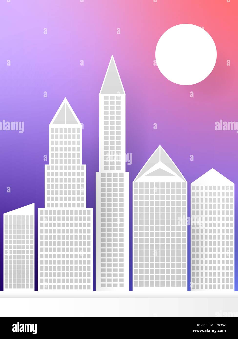 City paper abstract multi-colored background for your needs . Vector illustration Stock Vector