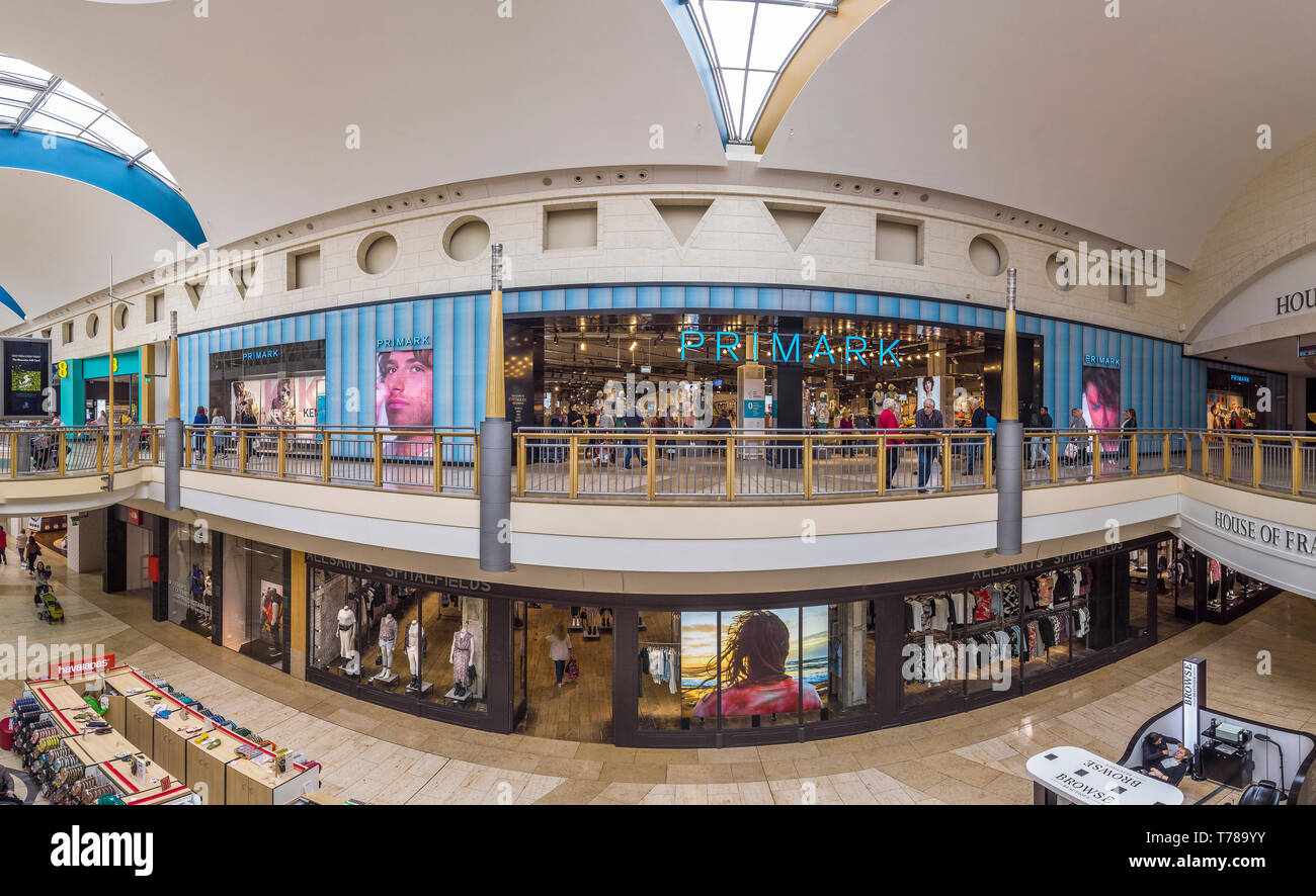 Primark,Store,Bluewater Shopping Centre,Panorama,Kent,England Stock Photo Alamy