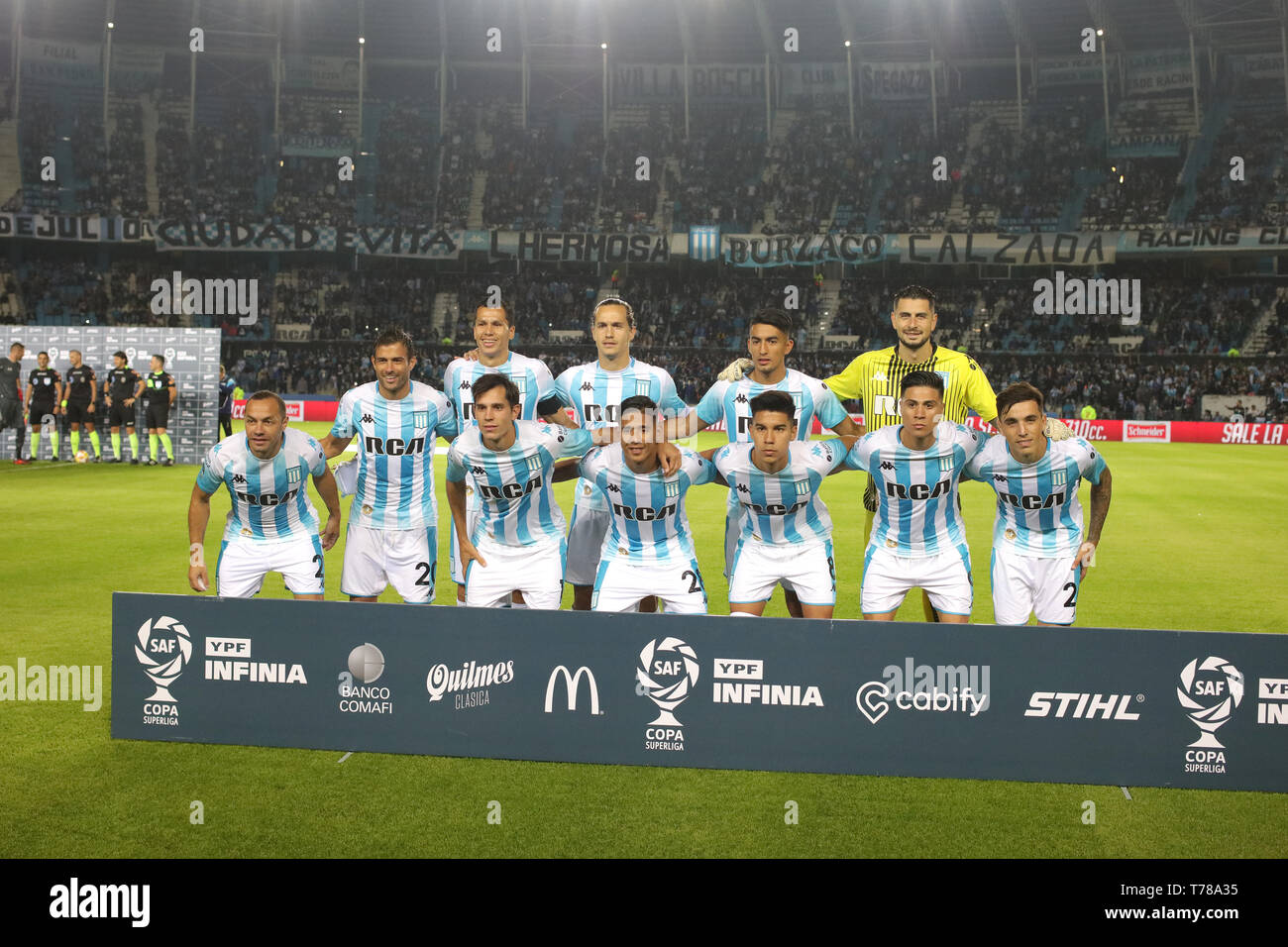 Racing Club de Avellaneda team formation Stock Photo