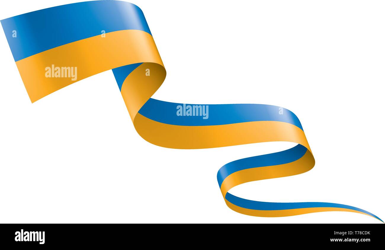 Ukraine flag ribbon hi-res stock photography and images - Alamy