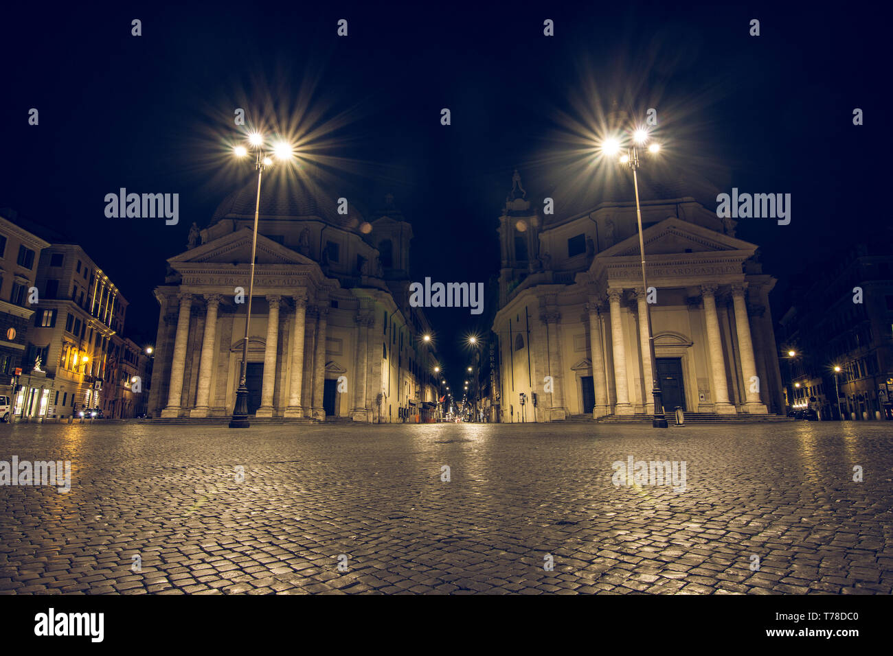 Piazza del Popolo (Peoples Square after the church of Santa Maria del ...