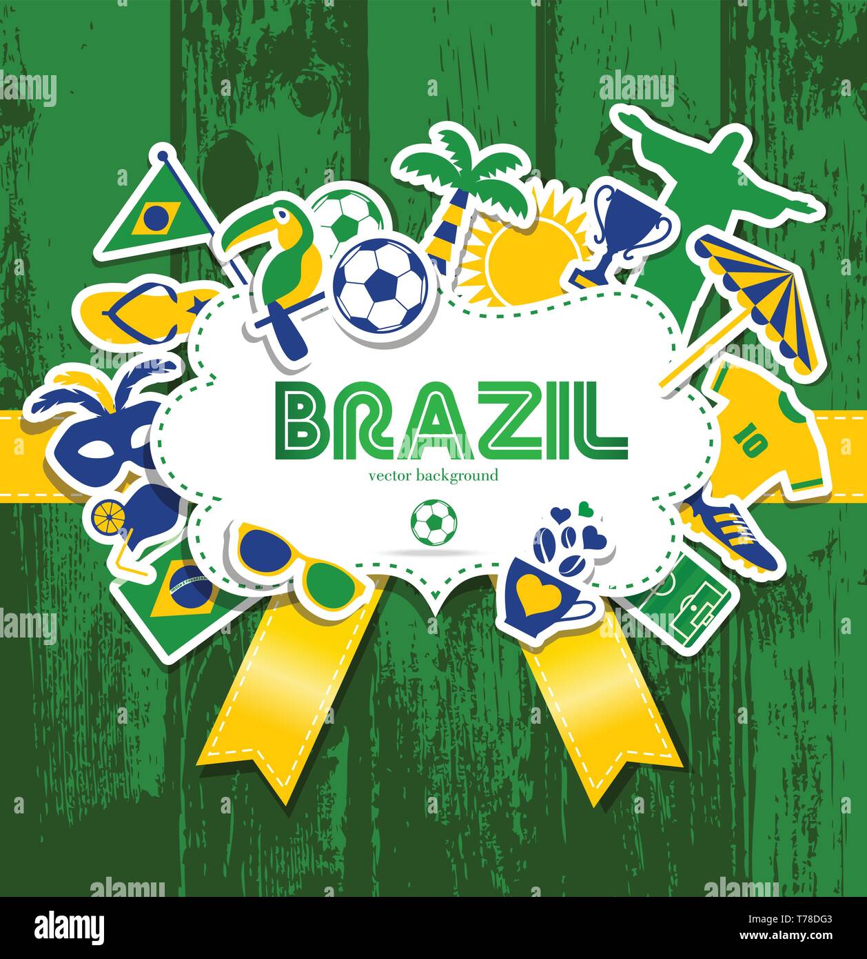 Vector Illustration of Brazil Stock Vector Image & Art - Alamy