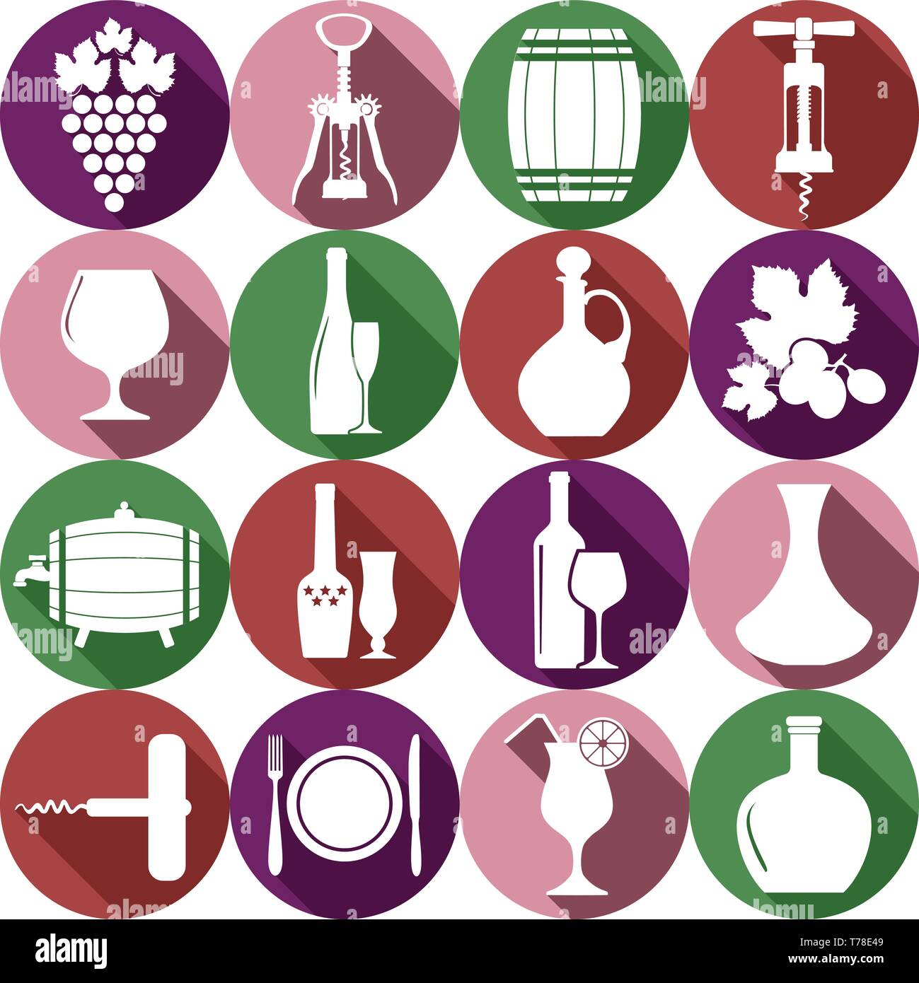 Wine seamless pattern witch icons Stock Vector Image & Art - Alamy