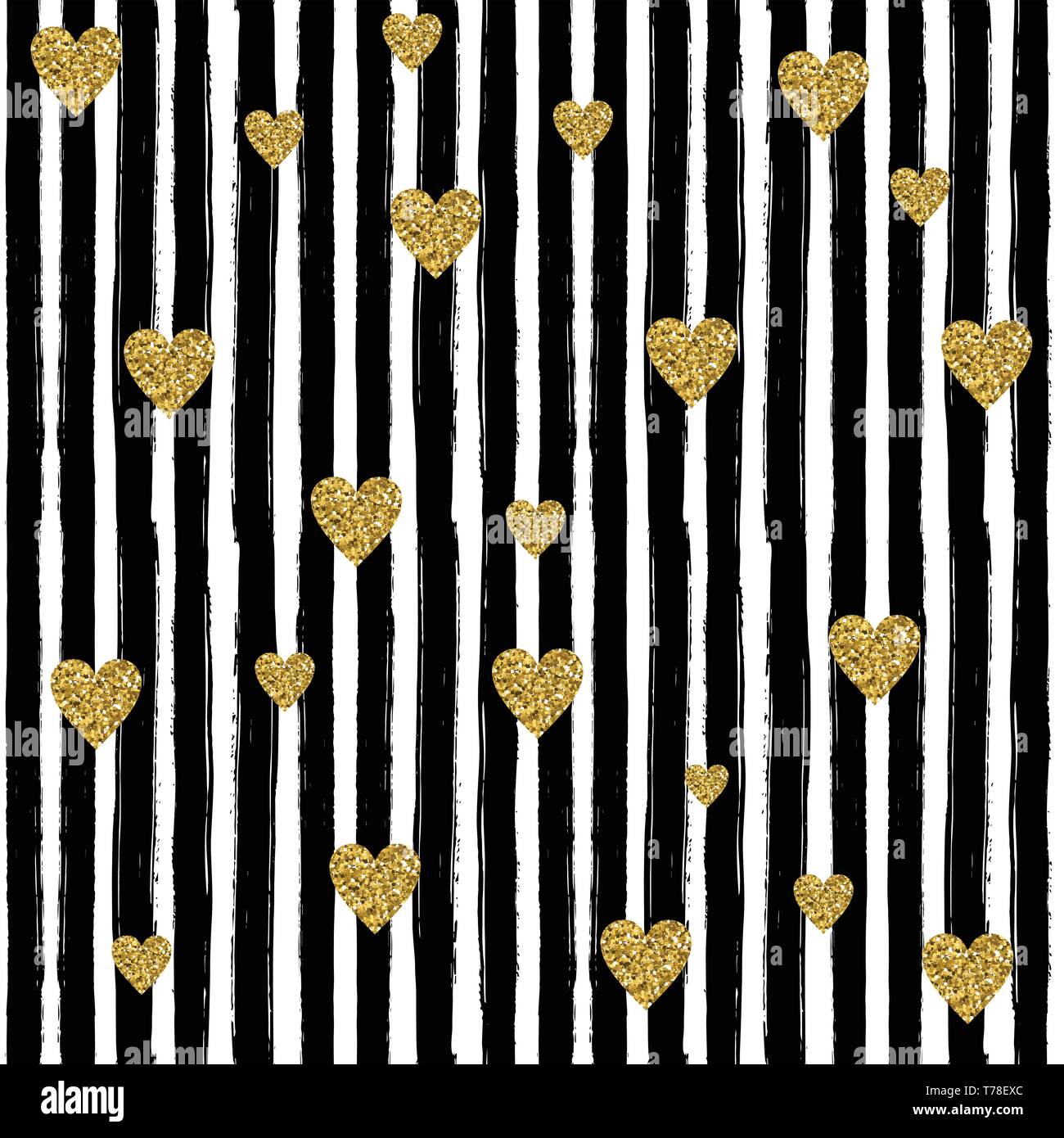 Seamless pattern on white background with black hand drawn line with ...