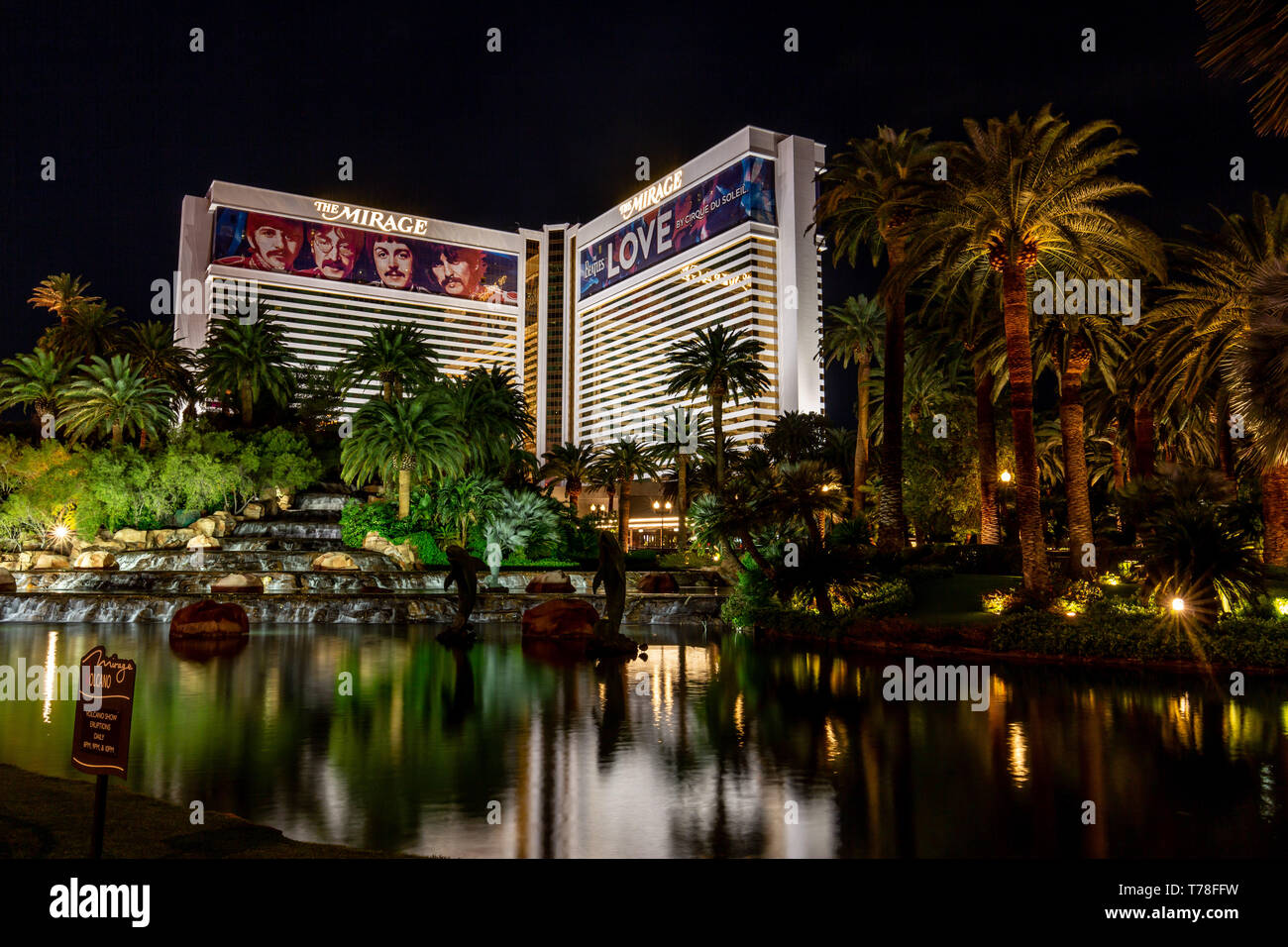 The Mirage Las Vegas Stock Photo