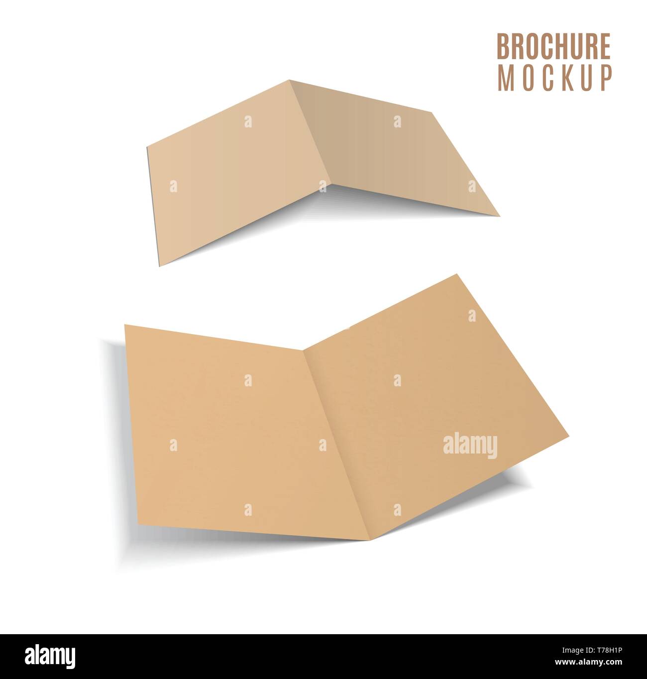 3d brochure of paper craft Stock Vector Image & Art Alamy