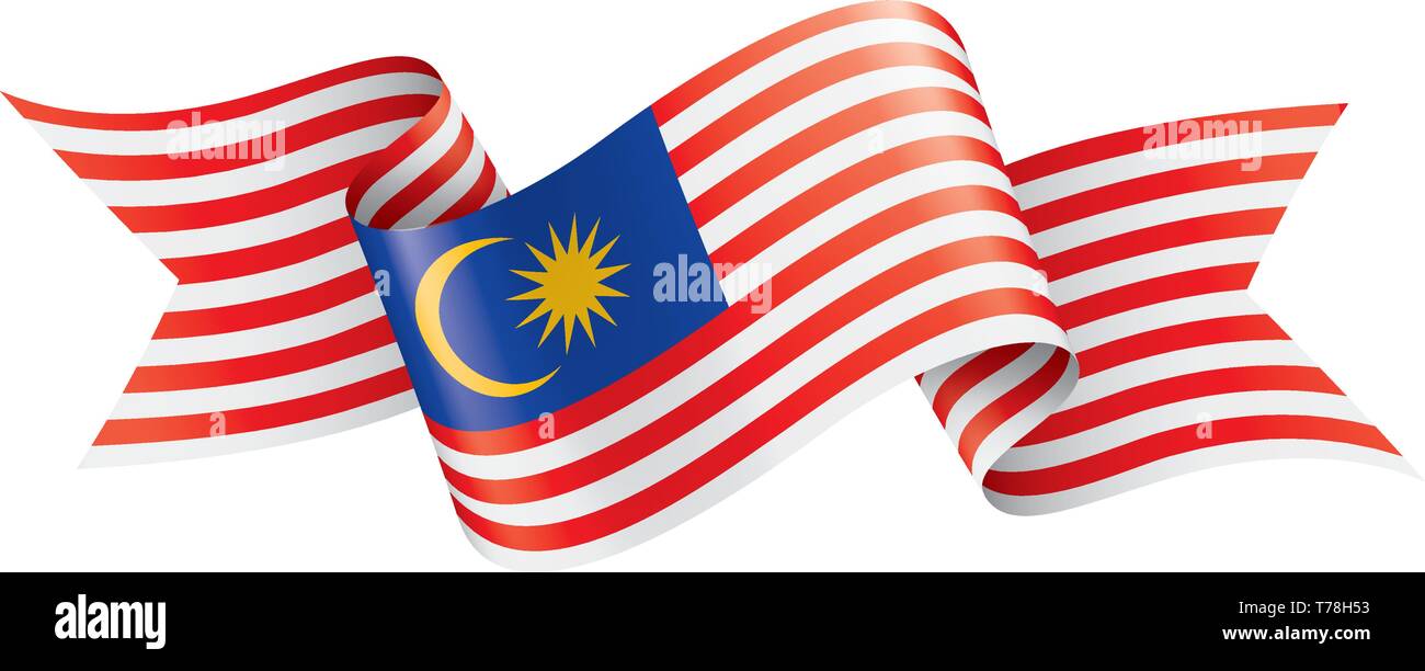 Malaysia Flag Vector Illustration On A White Background Stock Vector Image Art Alamy