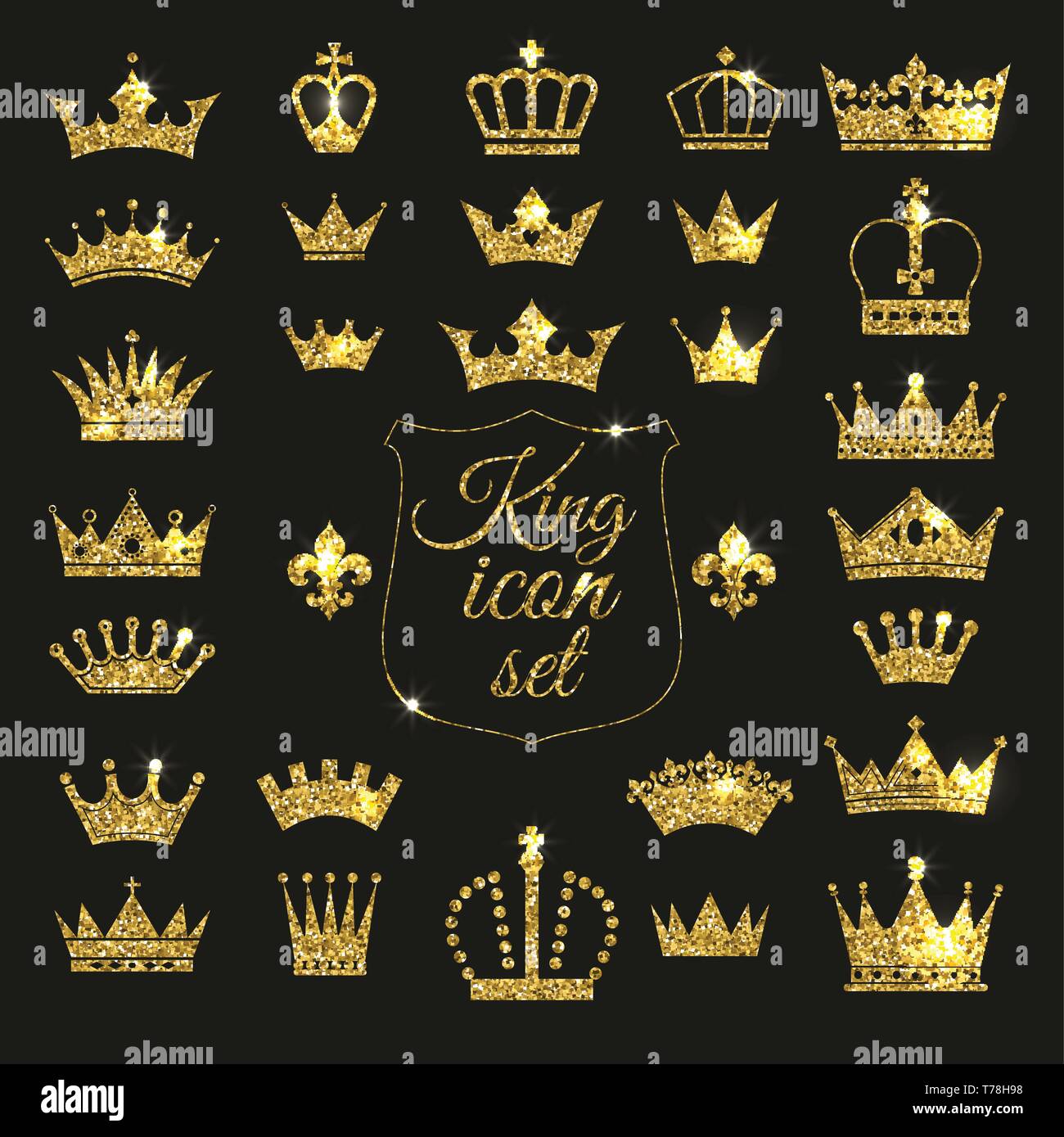 King crowns hi-res stock photography and images - Alamy