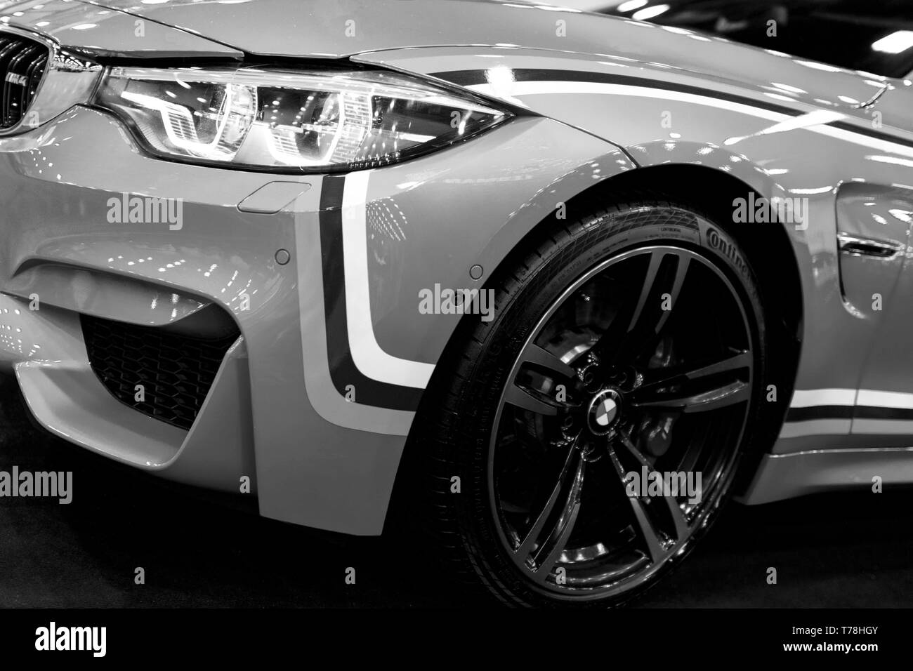 Bmw m4 Black and White Stock Photos & Images - Alamy