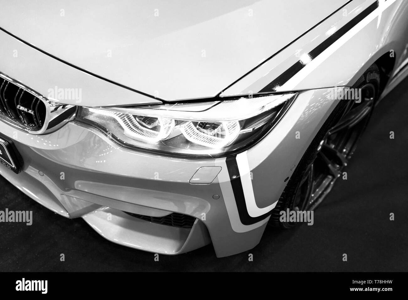 Bmw m4 Black and White Stock Photos & Images - Alamy