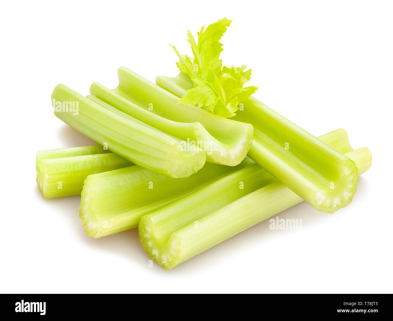 celery sticks path isolated Stock Photo Alamy