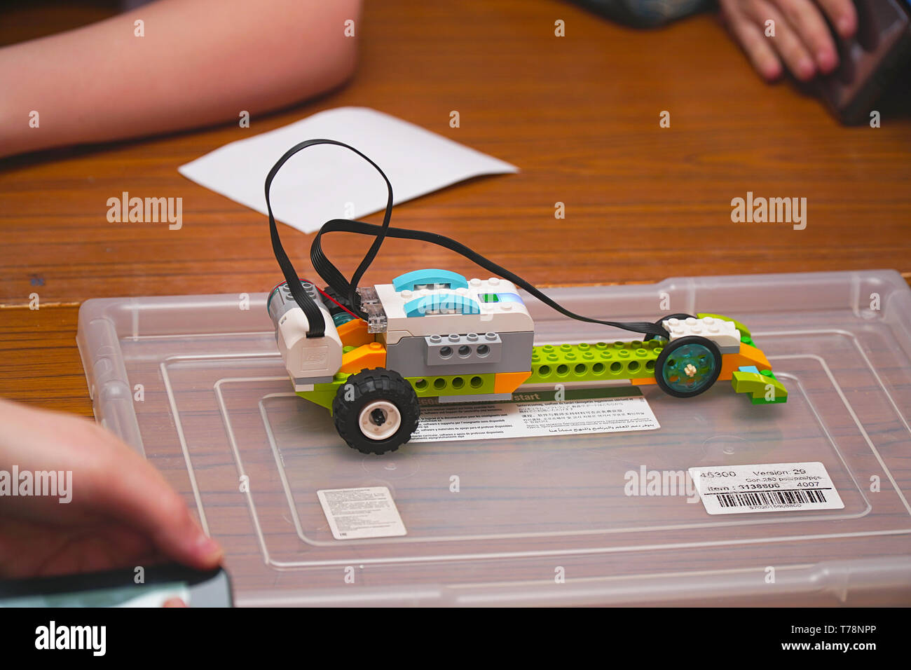 Lego car model Stock Photo - Alamy