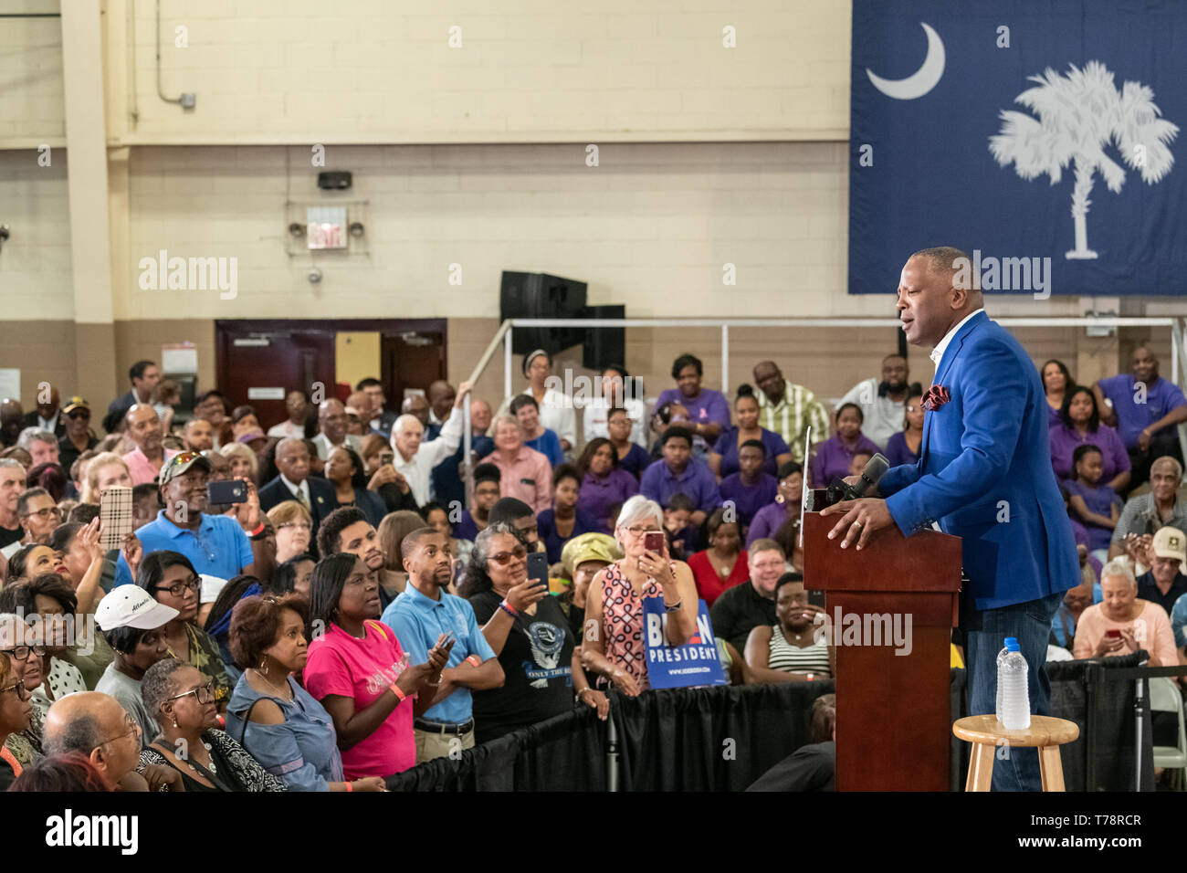 Columbia, South Carolina USA May 4, 2019 Columbia Mayor Stephen K